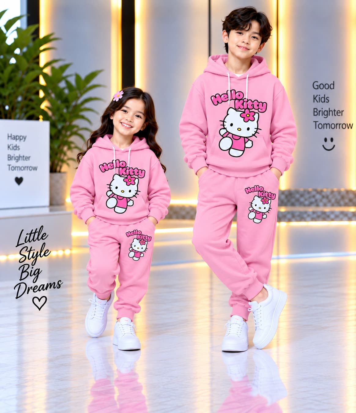 Stylish Kids Hoodie Set